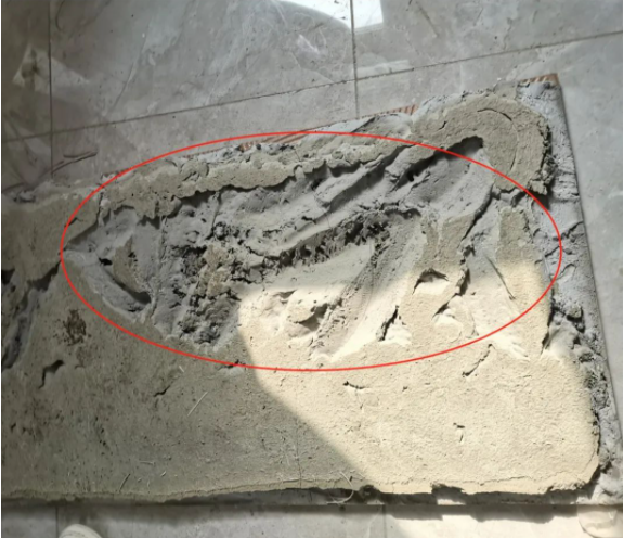 砂漿不飽滿竟會造成瓷磚空鼓？